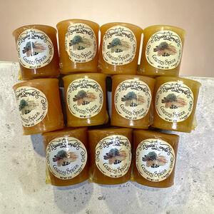 Vintage NEW 1990's Yankee Candle Country Spices Sampler Votive Lot of 11